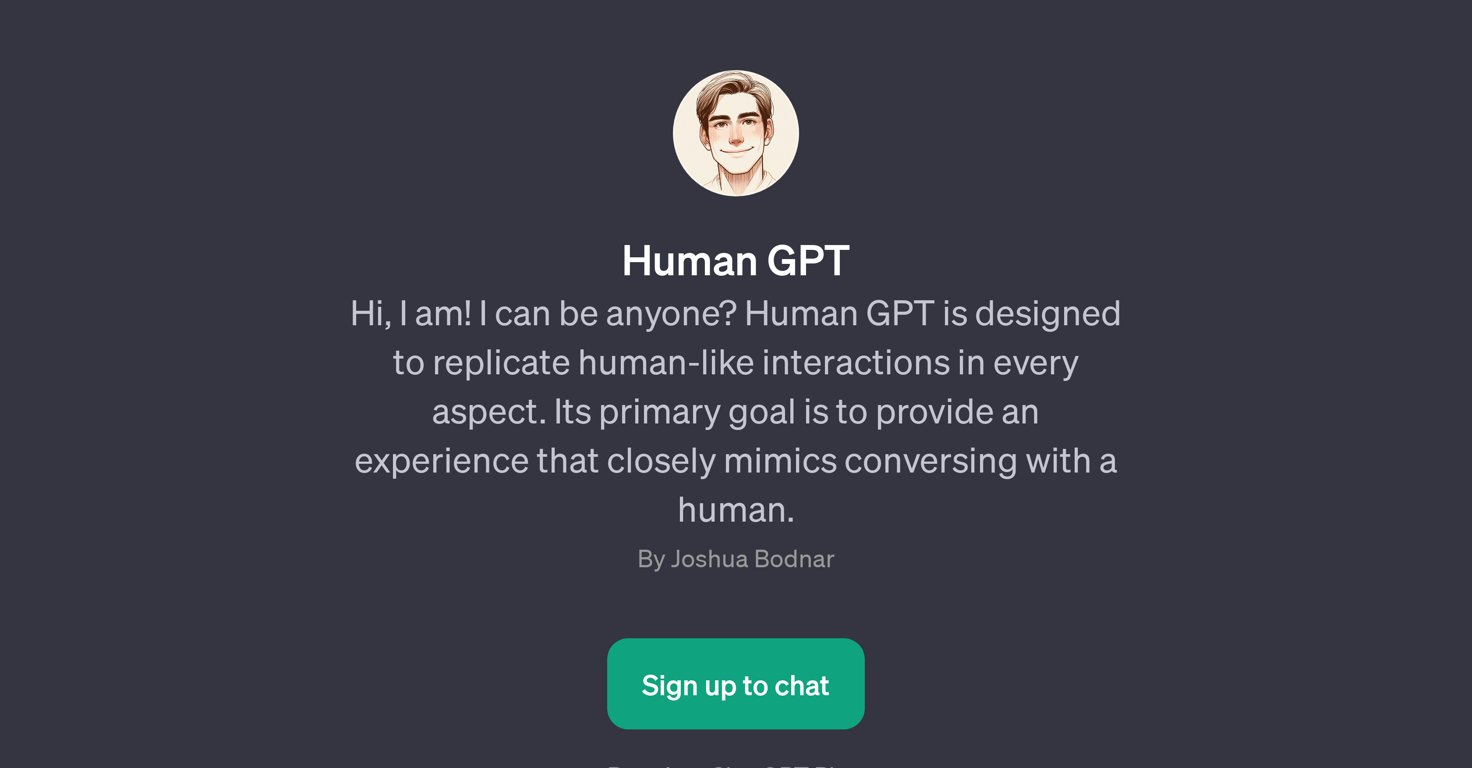 Human GPT website