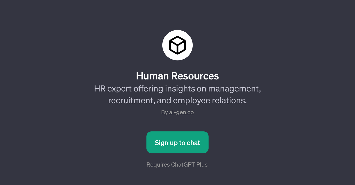 Human Resources website