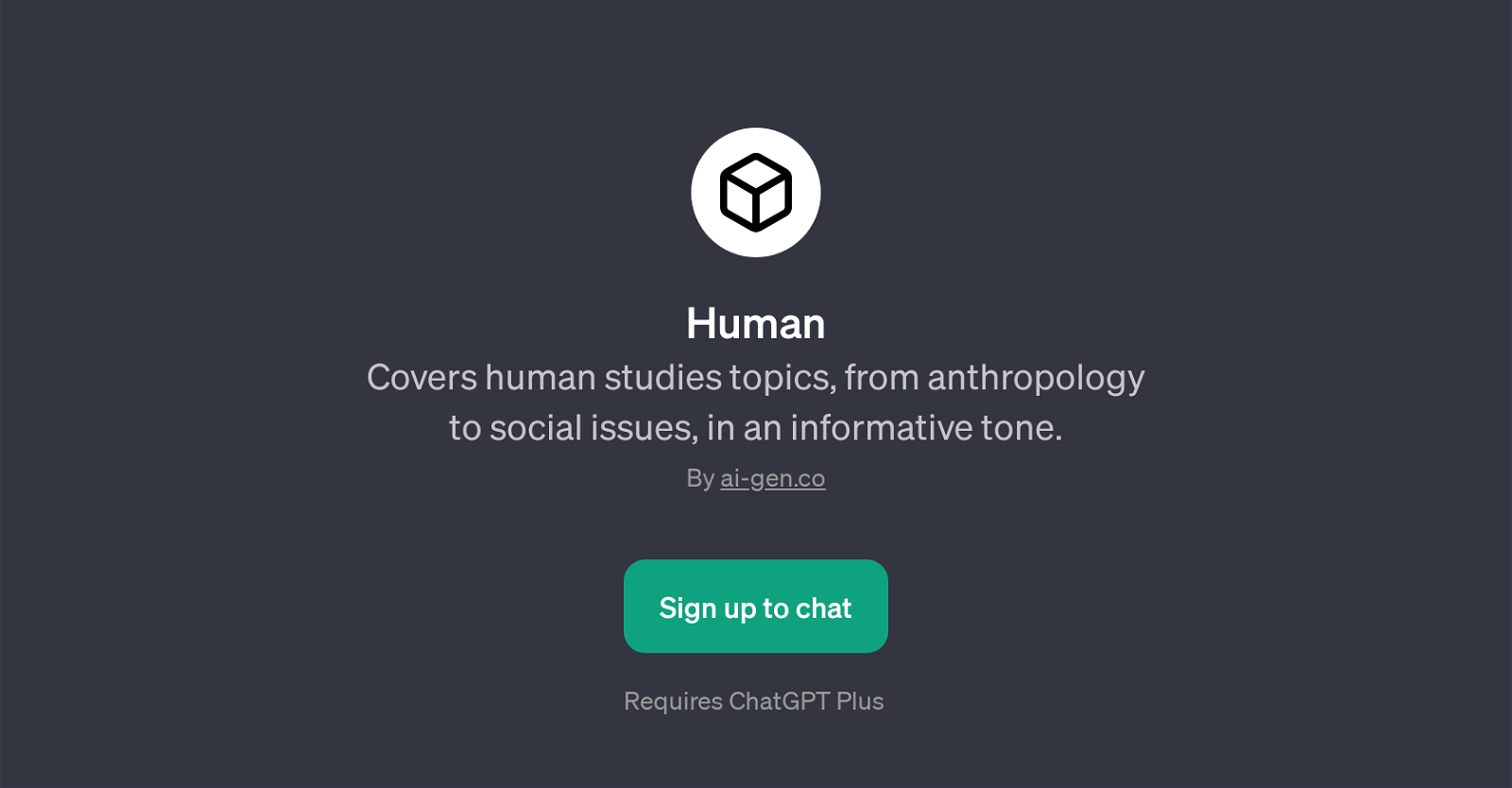 Human website