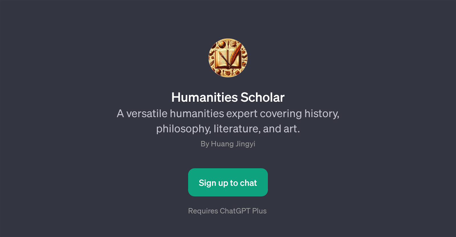 Humanities Scholar website