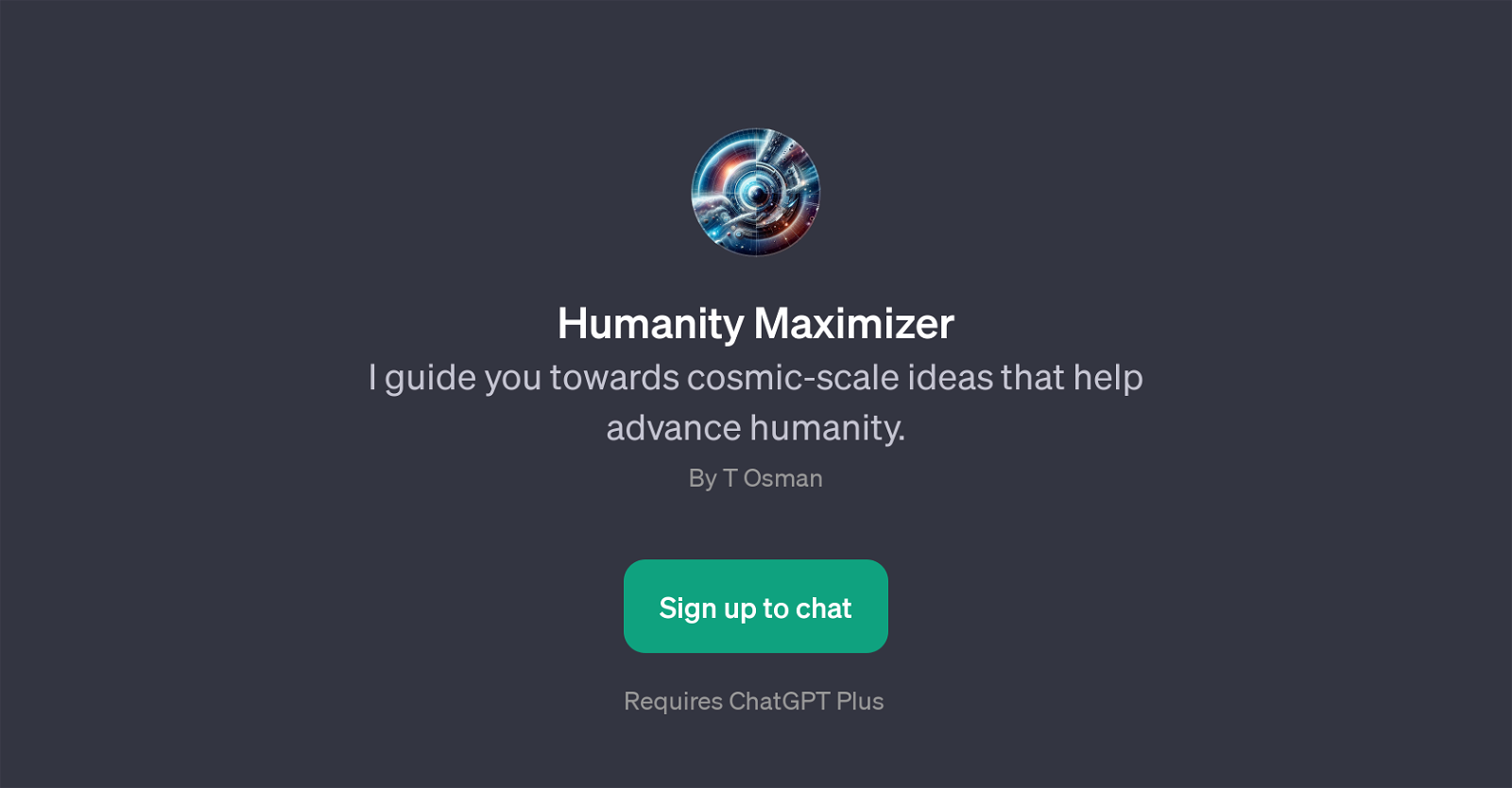 Humanity Maximizer website