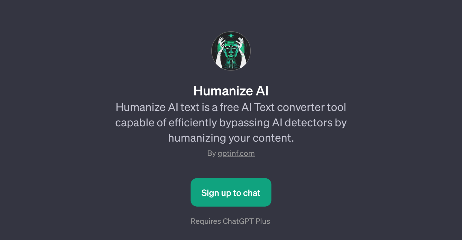 Humanize AI website