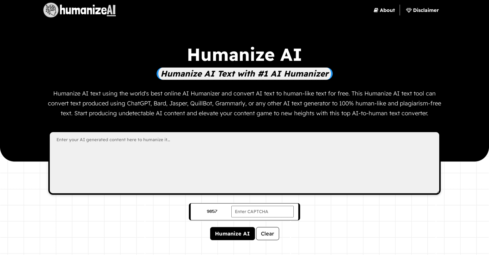 HumanizeAI.io website