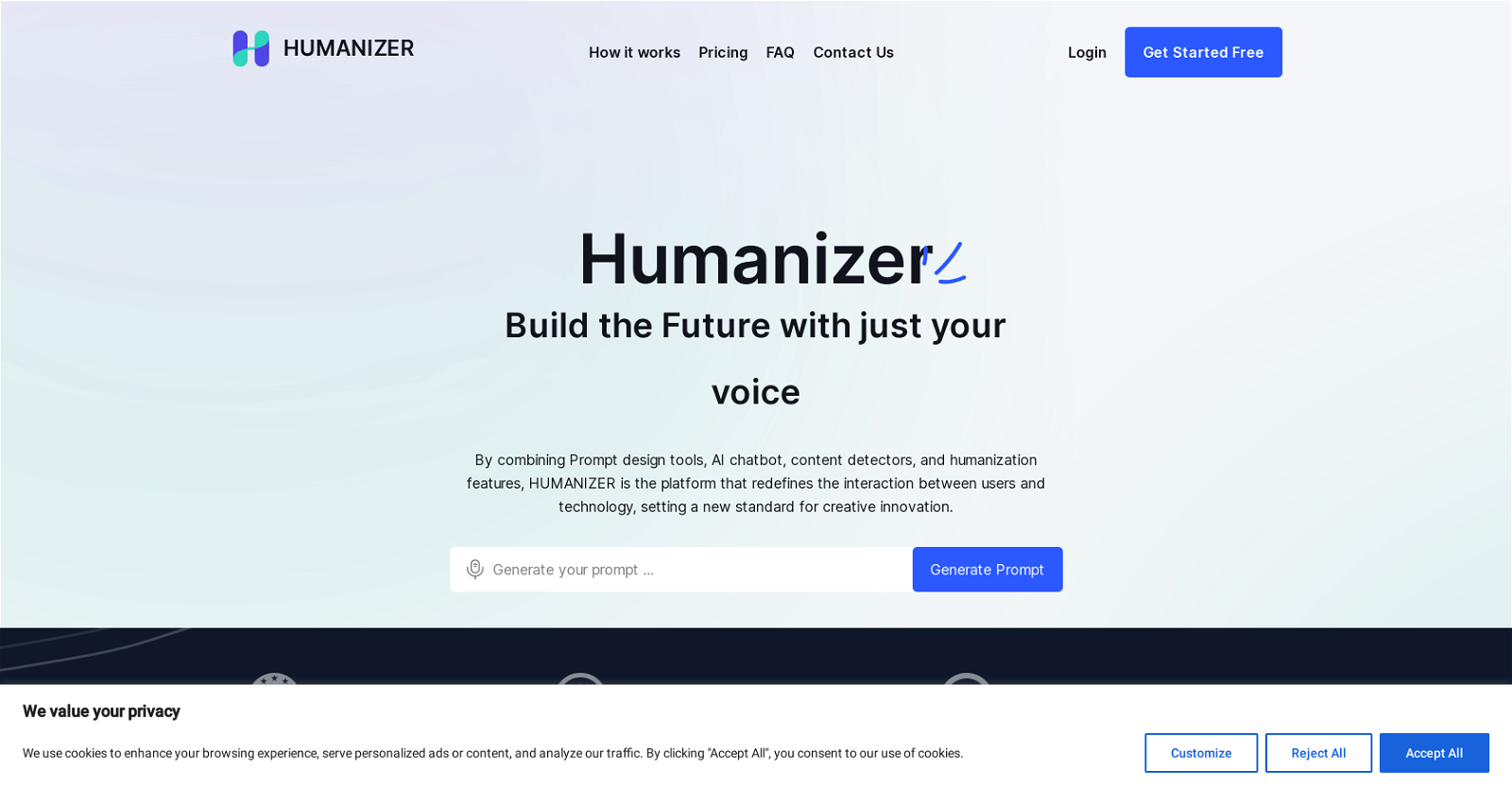 Humanizer.me website