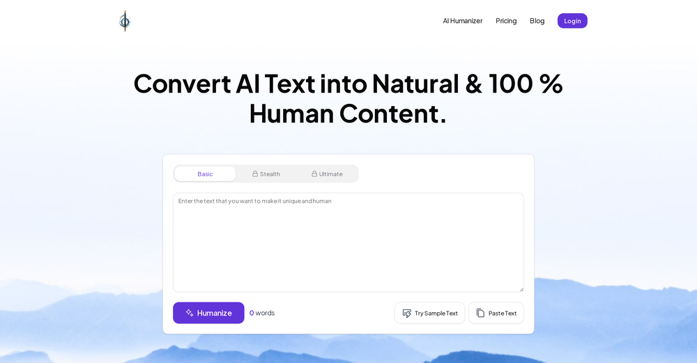 HumanizeText website