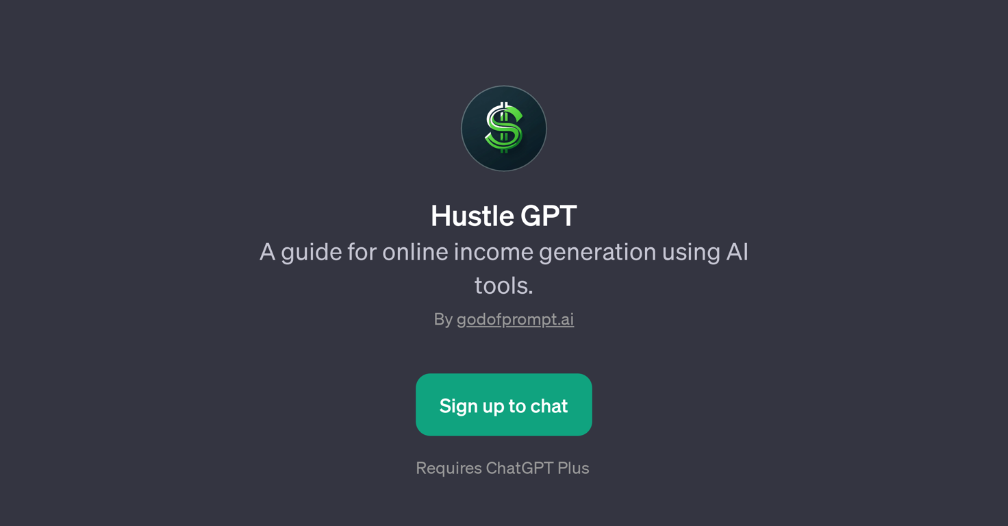 Hustle GPT website