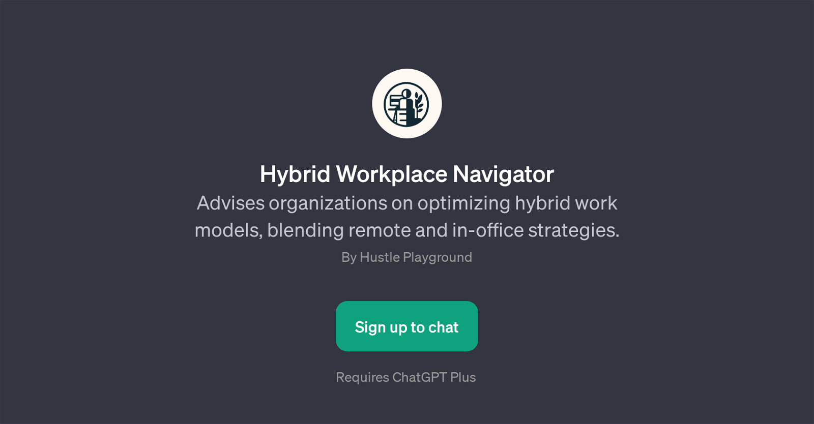 Hybrid Workplace Navigator website