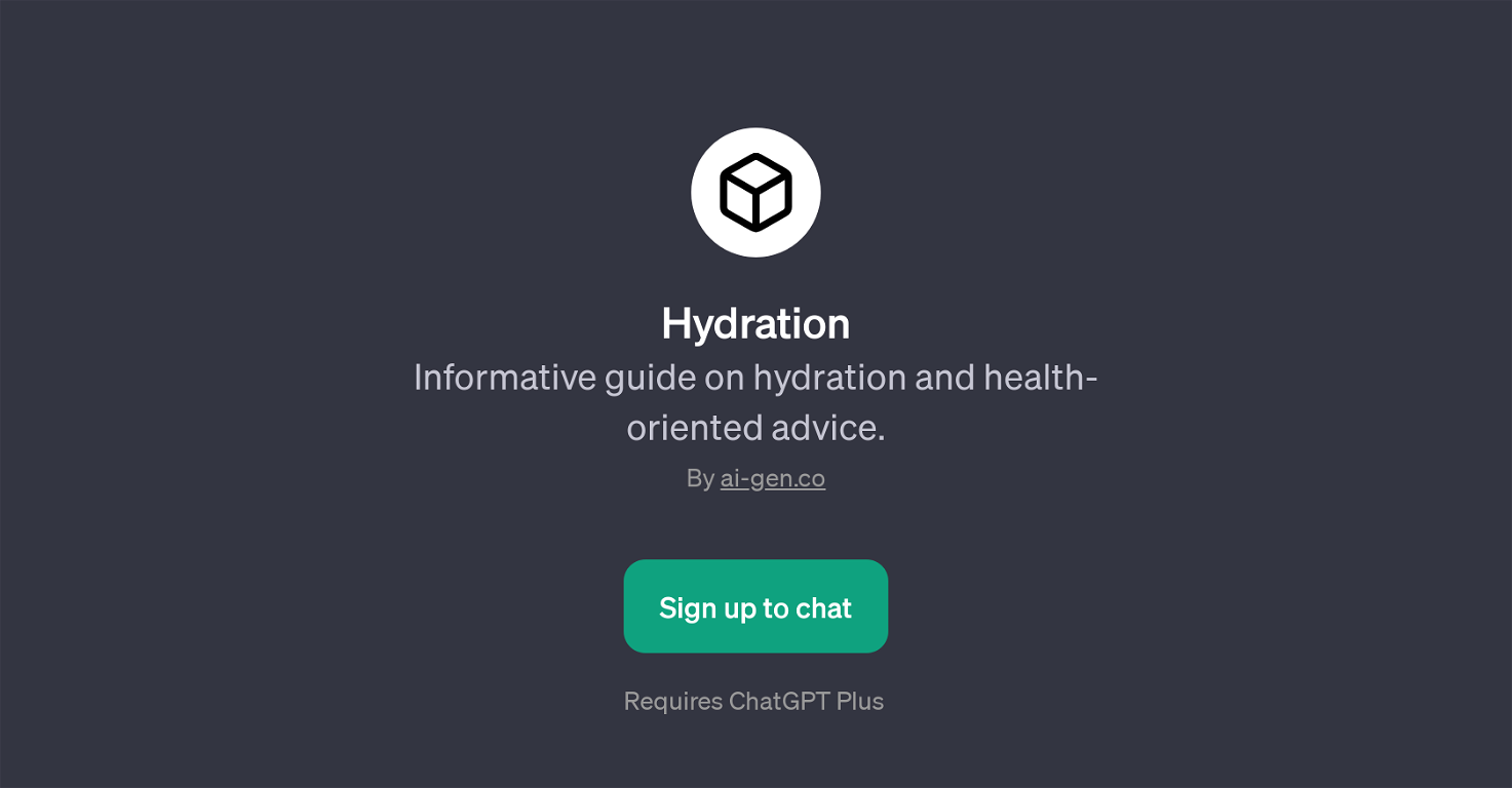 Hydration website