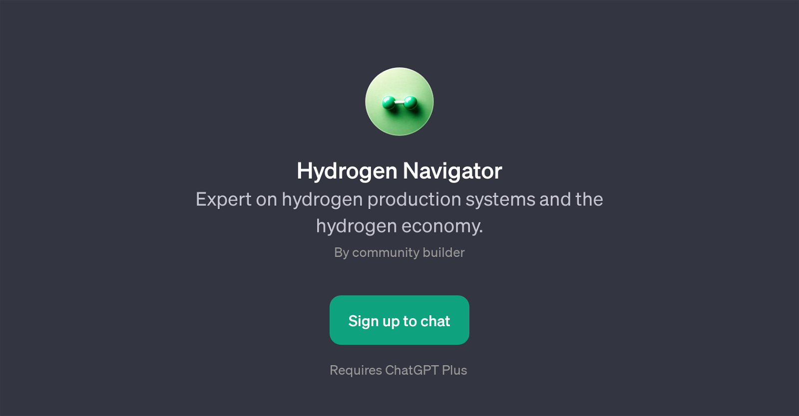 Hydrogen Navigator website
