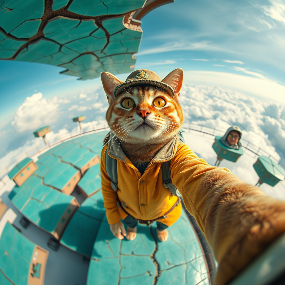 Hyper-Realistic Fisheye Chaos Featuring website