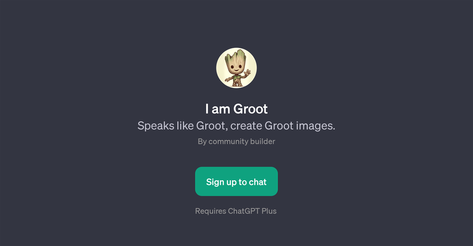 I am Groot website
