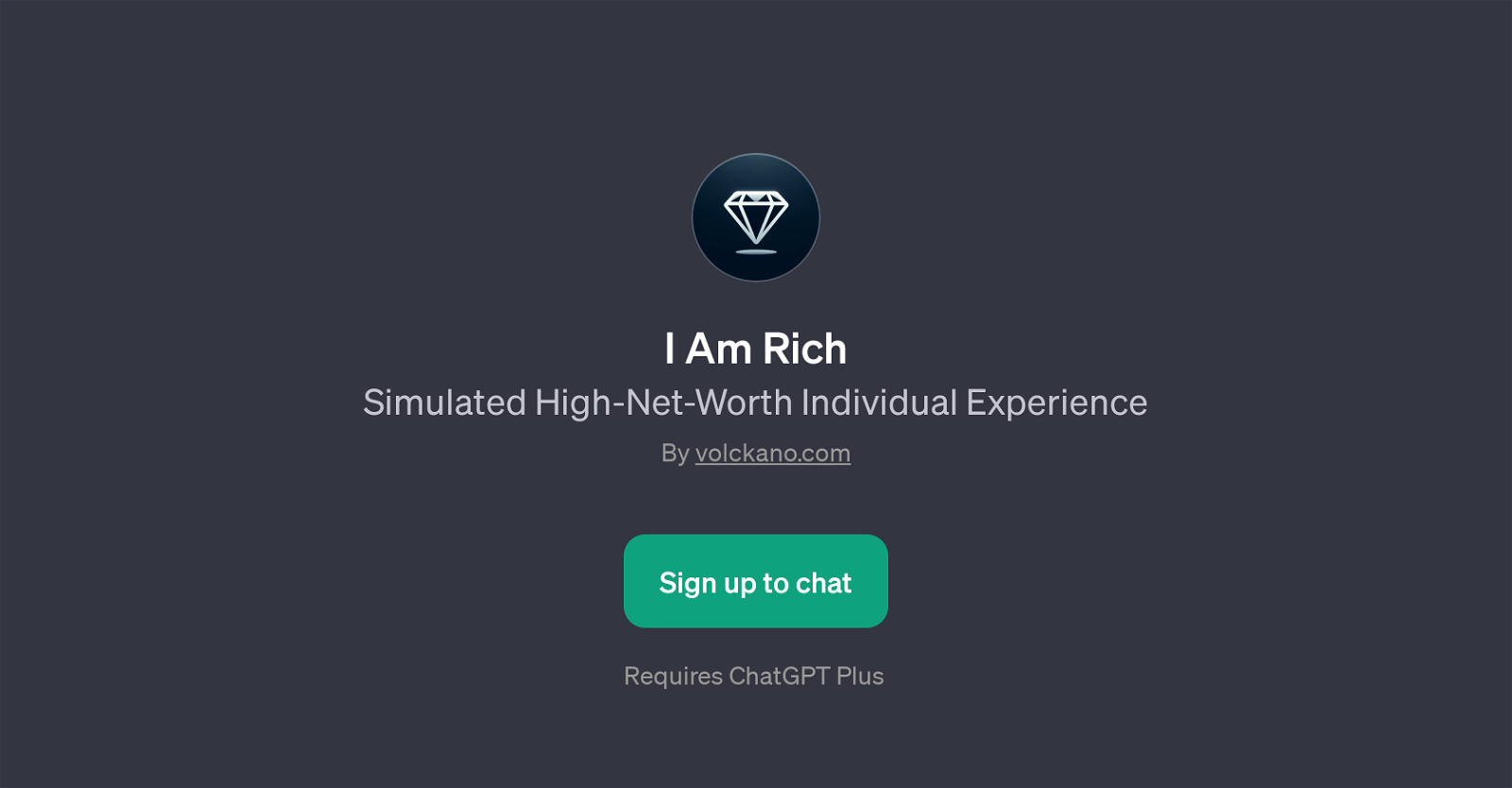 I Am Rich website