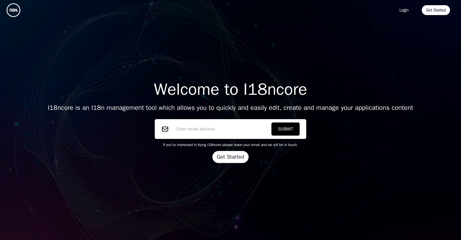 I18ncore website