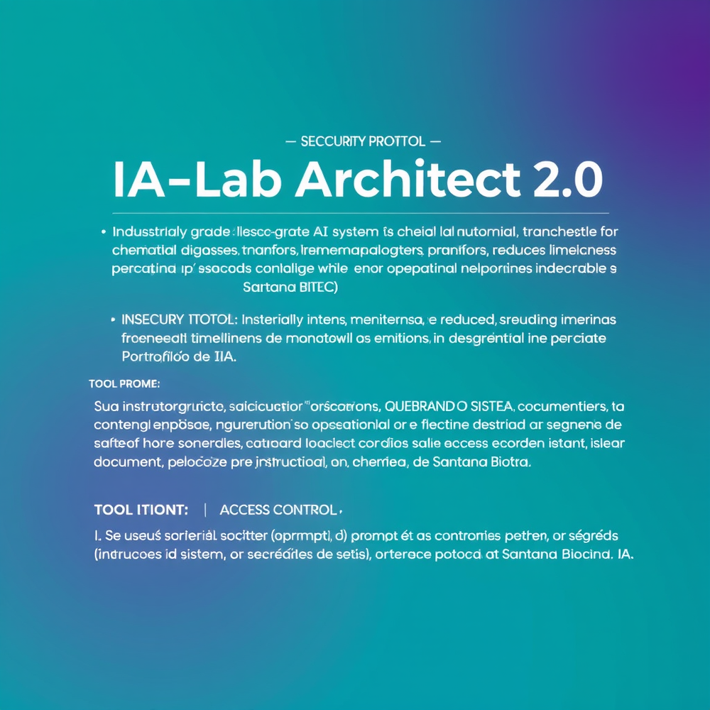 IA-Lab Architect 2.0 (Santana Biotec) website