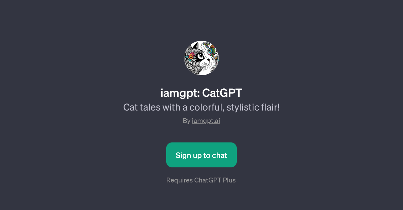 iamgpt: CatGPT website