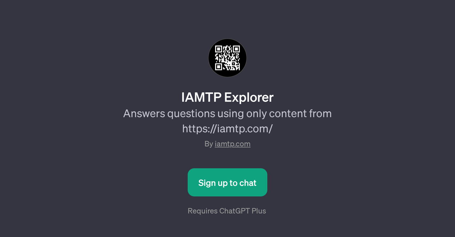 IAMTP Explorer website