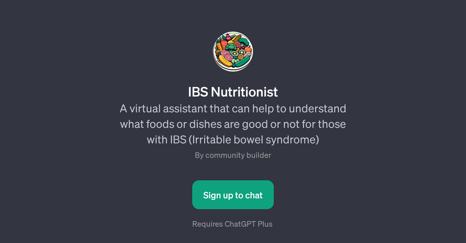 IBS Nutritionist website