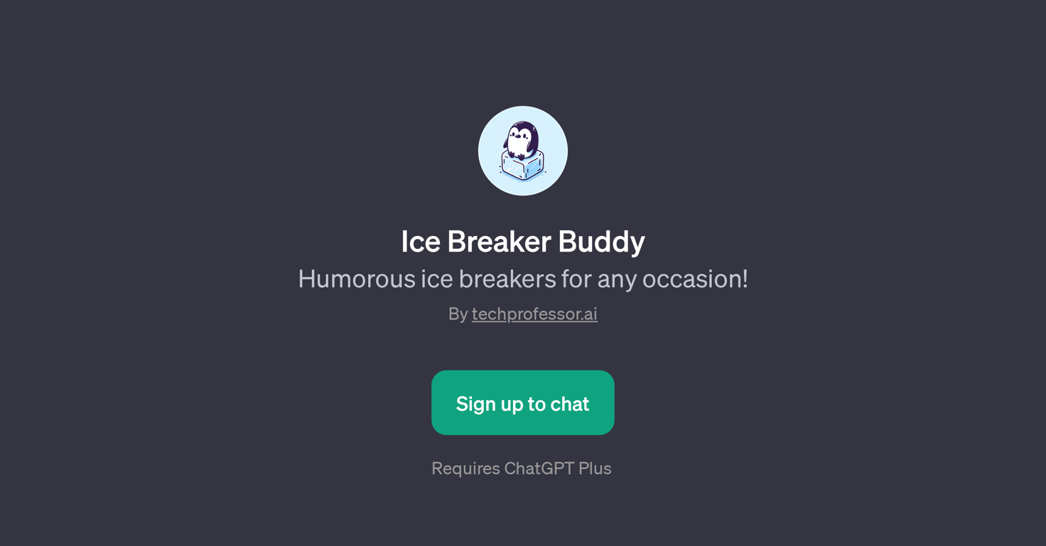 Ice Breaker Buddy website