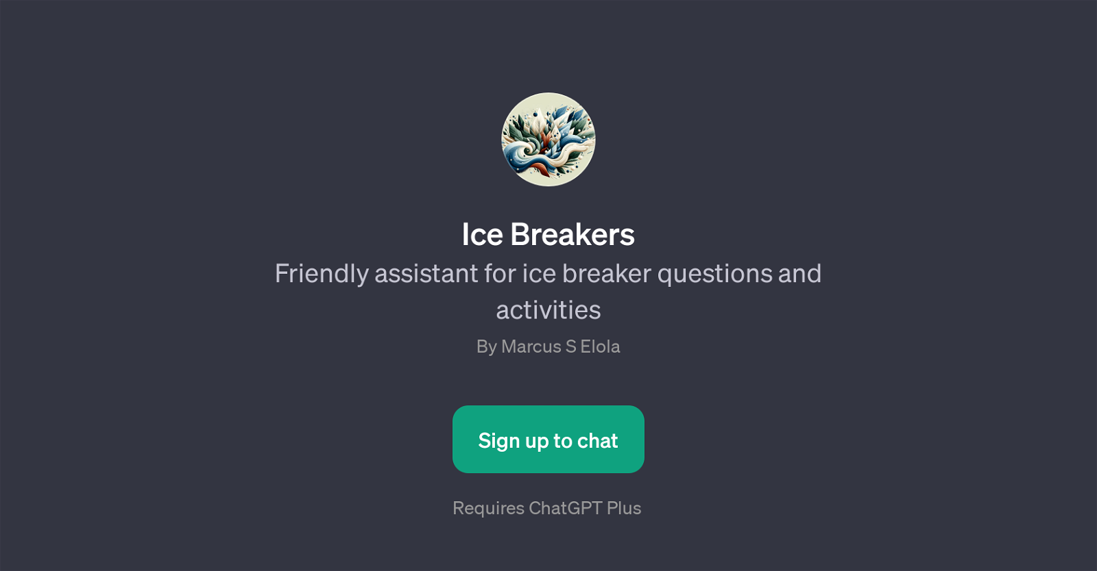 Ice Breakers website