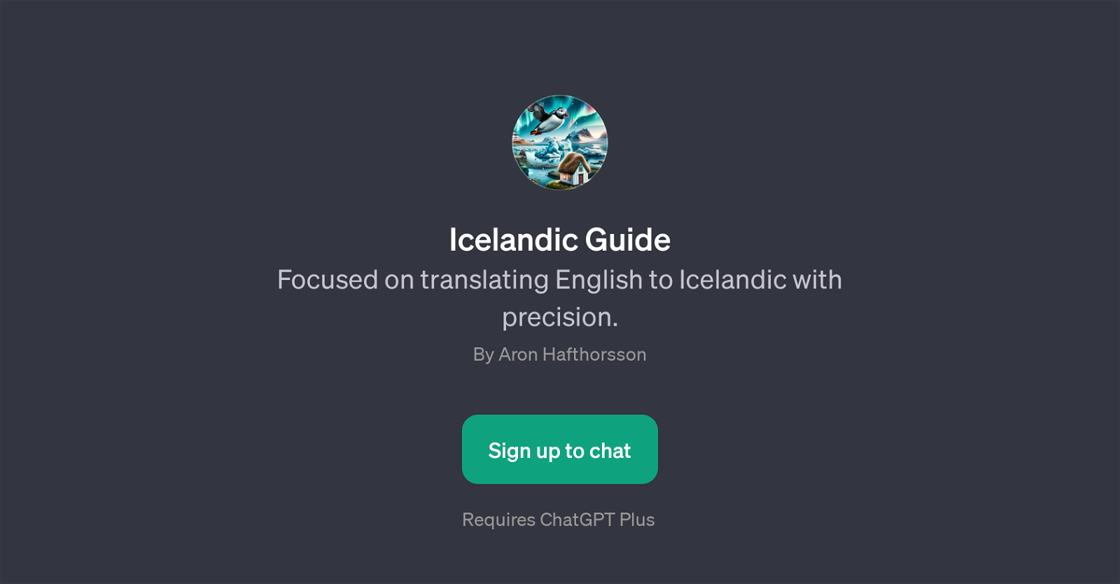 Icelandic Guide website