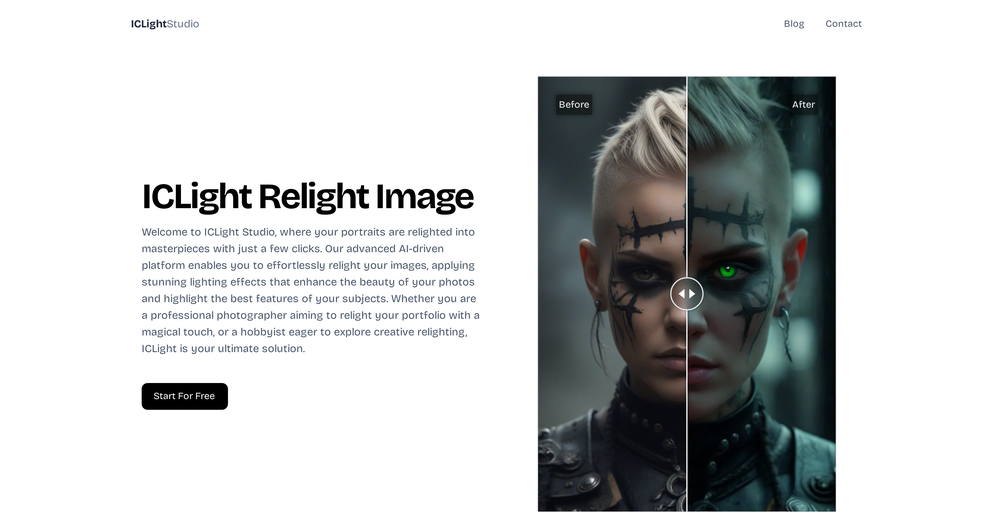 ICLight Studio website