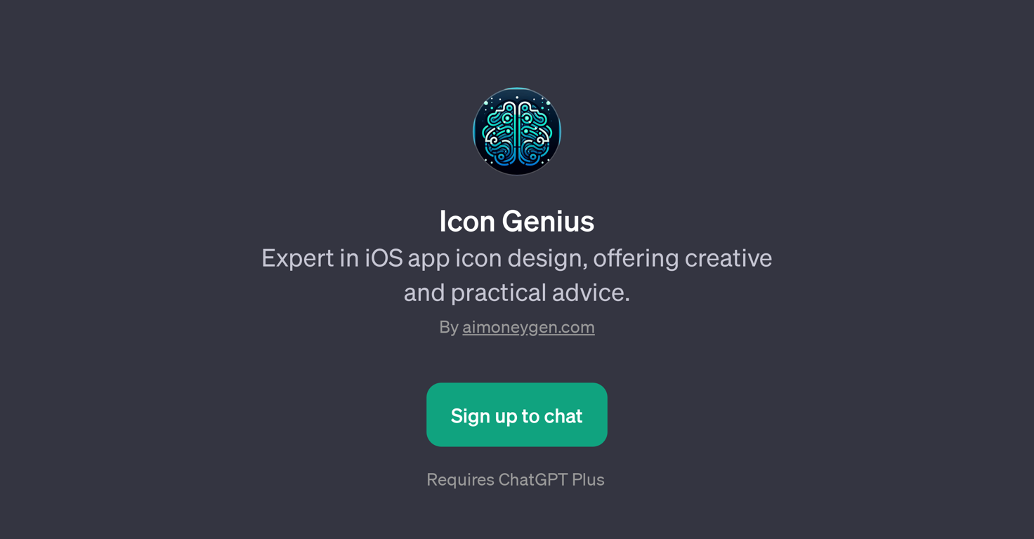 Icon Genius website