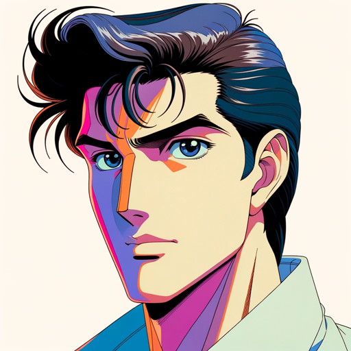1990s Classic Japanese Anime Illustrator icon