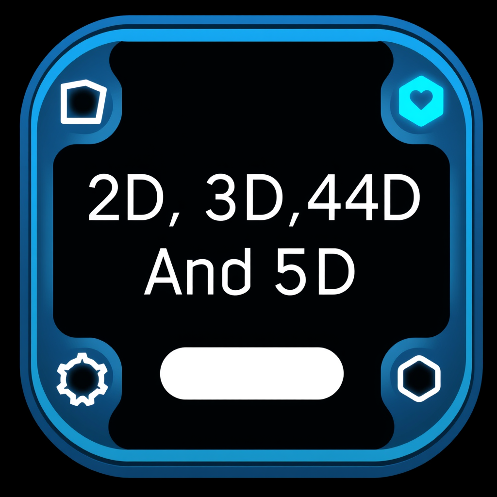 2D,3D,4D And 5D