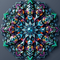 3D Mandalas and 3D patterns in the form of crystal art icon
