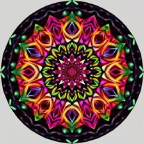3D Mandalas and 3D patterns in the form of digital paintings art