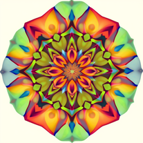 3D Mandalas and 3D patterns in the form of pencilcolor art