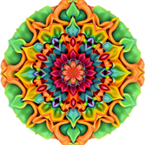 3D Mandalas and 3D patterns in the form of reefs