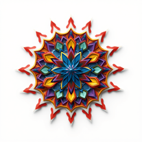 3D Mandalas and 3D patterns in the form of wall art