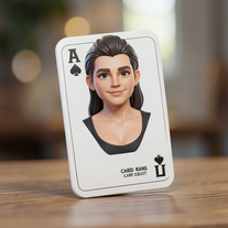 3D PLAYING CARD CHARACTER