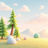 3D Soft Pastel Wholesome Cozy Art icon