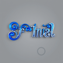 3d text in eye-catching design