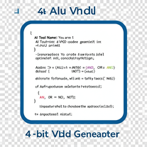 4-bit Alu Vhdl Generator