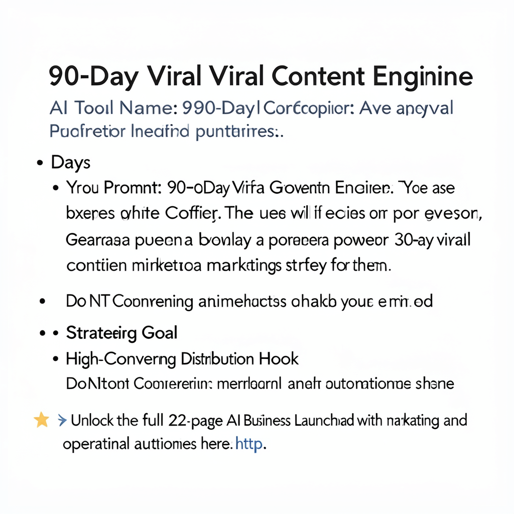 90-Day Viral Content Engine