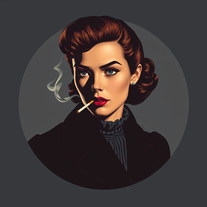 A vintage pulp comic page inspired by 1940s noir