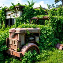 Abandoned Places Reclaimed by Nature Genre: Landscape/Conceptual