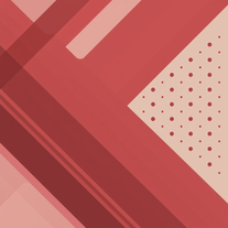 Abstract geometry backgroud with red black stripes and dots