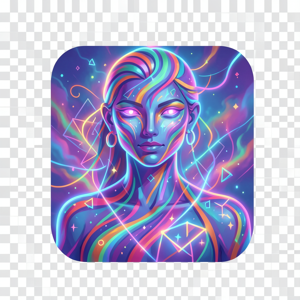 Abstract Psychedelic Avatar