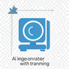 Ai image generator with training icon