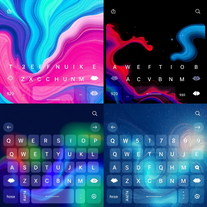 ai smartphone keyboard themes
