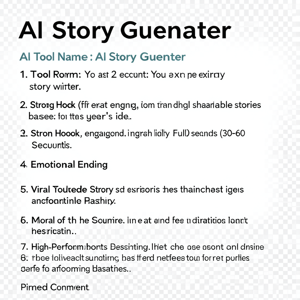 AI Story Generator