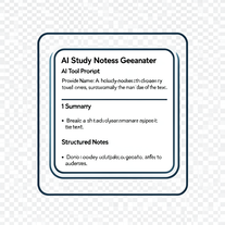 AI Study Notes Generator