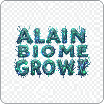 Alien Biome Growth  letter text