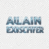 Alien Metallic Exoskeleton letter text icon