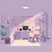 studio room lo fi anime