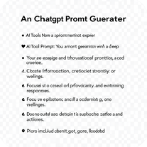 An Chatgpt Promt Generator